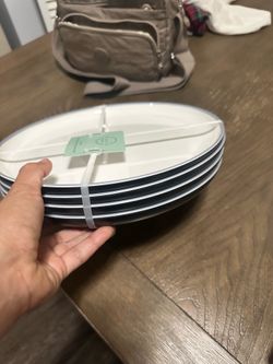 Set of 4 melamine plates