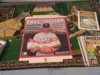 Nolan Ryan Mothers Cookies Advertisements 1990. $40 Each