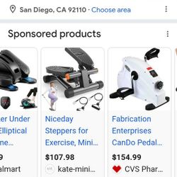 Niceday Mini Stepper w/Resistance Bands/LCD Monitor 6201NL New