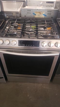 Samsung Slide Gas Stove W/Convention Oven 