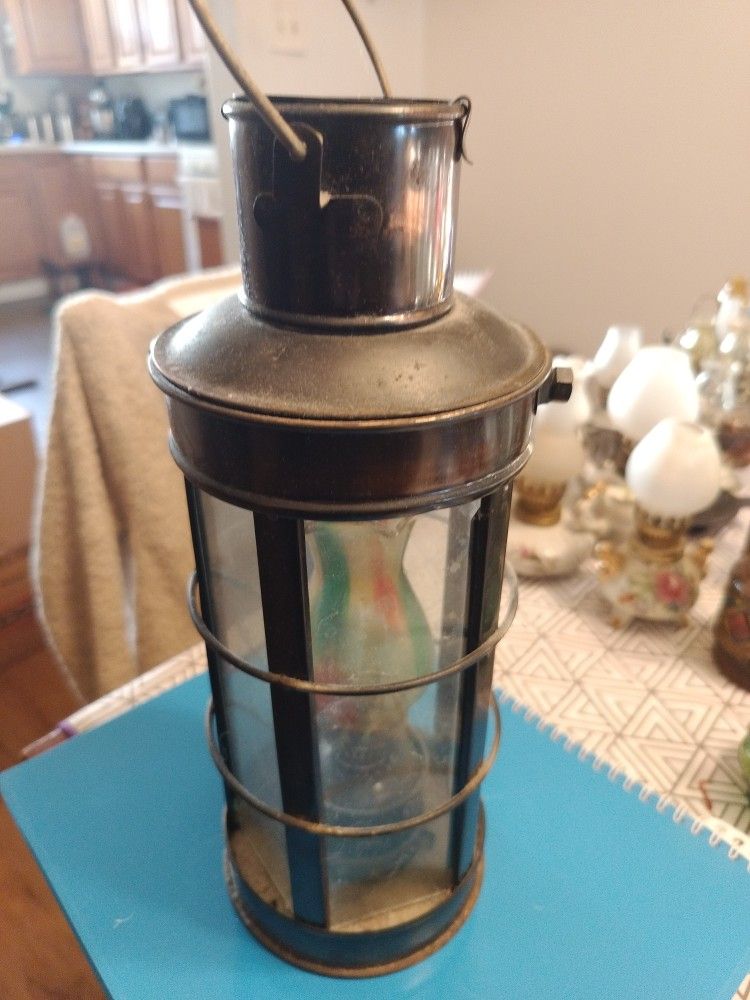 Vintage Metal Navigation Sea Lantern