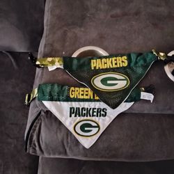 Green Bay Packer Dog Collars