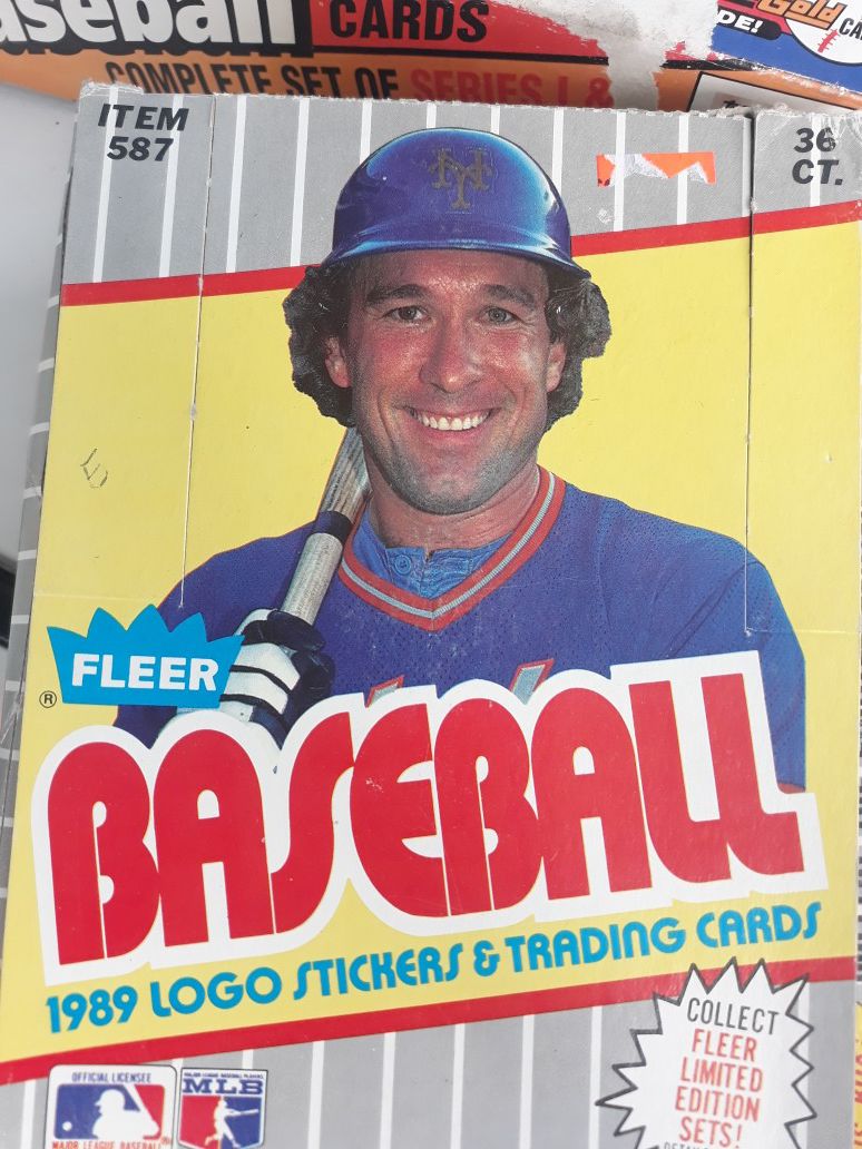 1989 Fleer Baseball Error Box