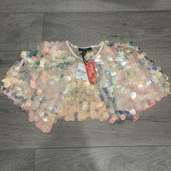 Forever 21 small irridecent shoulder shawl
