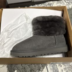 Ugg Classic Mini Fluff Quilted Boot