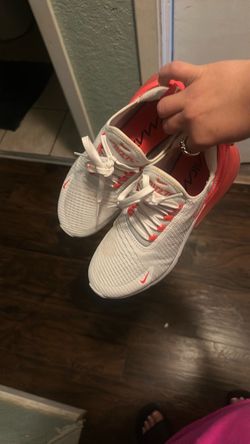 Nike Air Max 270 White  and orange Sneakers