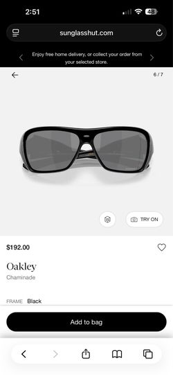 Oakley sunglasses Chaminade polished black