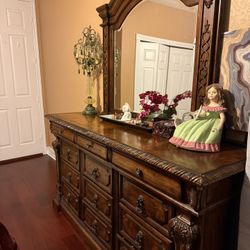 Dresser And Night Stand - Real Wood 