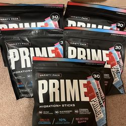 NEW Prime Hydration Sticks Variety Packs 