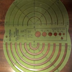 Great Deal! Metric Civil Engineer Radius Guide- R 2127