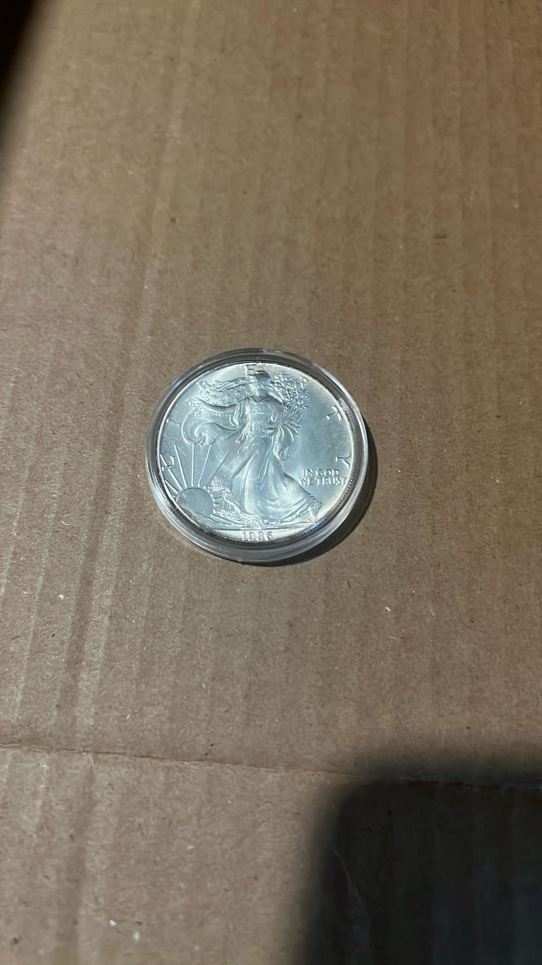 1986 American silver Eagle