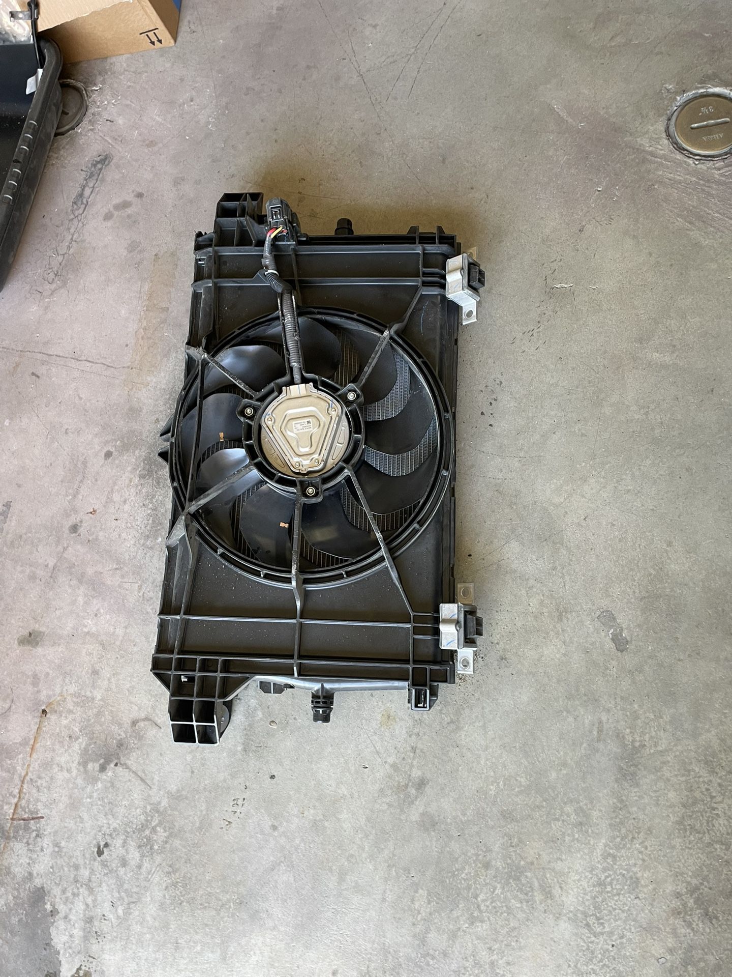 Tesla Model Y Radiator And Fan