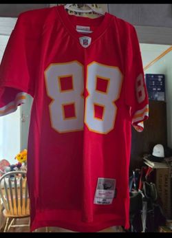 Chiefs NFL Throwbacks Red Jersey Tony Gonzalez 2004 Number 88 Size Medium