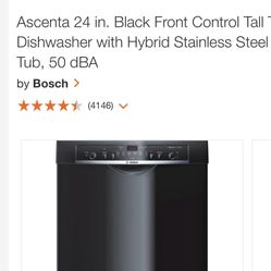 Bosch Dishwasher 499.00 Brand New Asking $200