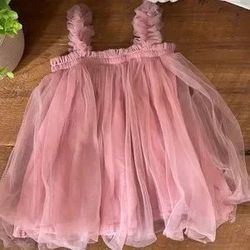 Tutu Dress Blush Color Birthday Photoshoot Flower Girl Wedding New Size 2T-4t 