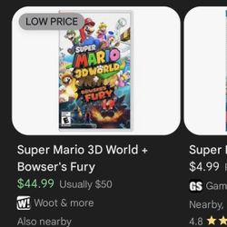 Super Mario 3D World + Bowser's Fury Nintendo Switch