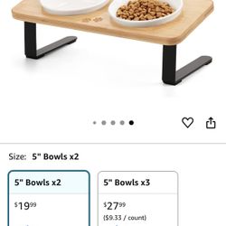 Elevated Food Bowls