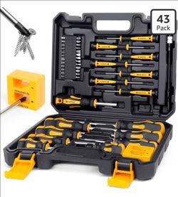 JUEGO DE 43 DESTORNILLADORES MAGNETICOS/43-PIECE MAGNETIC SCREWDRIVERS SET