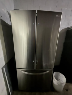 LG 3-Door French Door Fridge Stainless Steel