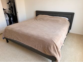 California King Upholstered Bed Frame