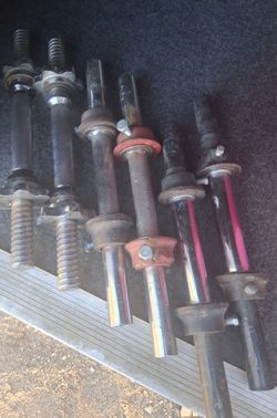 3 Sets of dumbell bars $20 per set. Or all for $50.