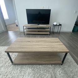 TV console And Coffee Table 