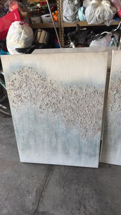 2 modern frames $15 obo