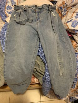 Paper bag pants