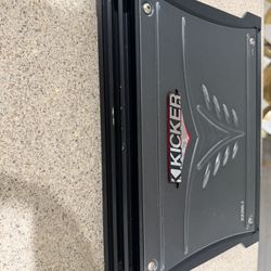 Amplifier Kicker ZX series Class D 600w max peak power 300watts rms to 400w rms 1Channel monoblock 2 Ohm Stable Amp perfect for subwoofer Bass Only