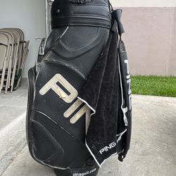 Ping Golf Bag and Golf Clubs