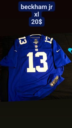 xl nike giants beckham jr jersey