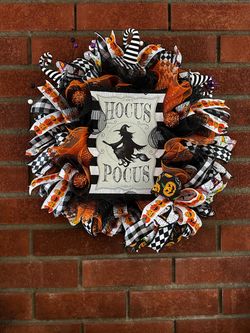 Halloween Wreath, Handmade