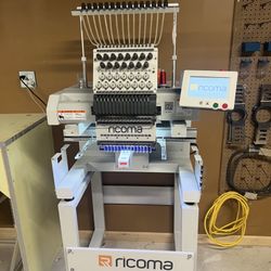 Ricoma MT-1501 Embroidery Machine 15 Needle Single Head with Accessories New