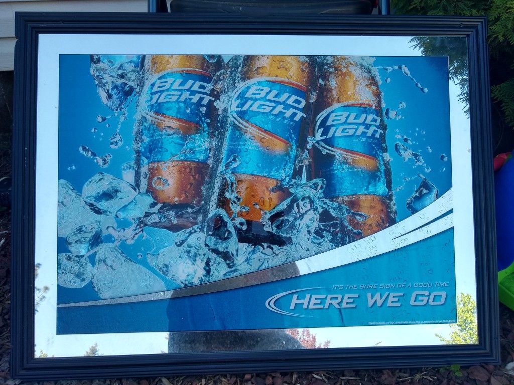 Bud light mirror