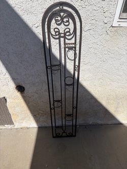 2-wrought iron wall decor