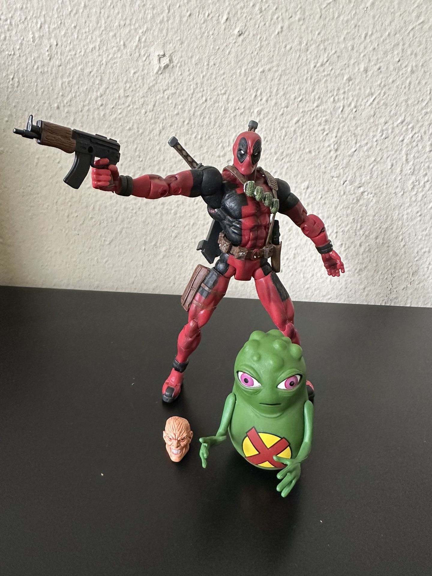 Marvel Legends Series 6 Deadpool & Doop Action Figures. Loose