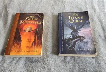 Percy Jackson & The Olympians: The Sea of Monsters and The Titan's Curse by Rick Riordan