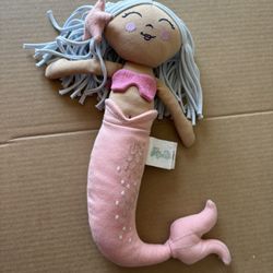 Elly Lu Mermaid Leialoha plush doll in organic cotton like new