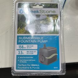 Submersible Fountain Pump 