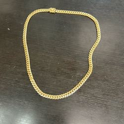 14K Gold Cuban Link 108grams Solid Gold 24” Long