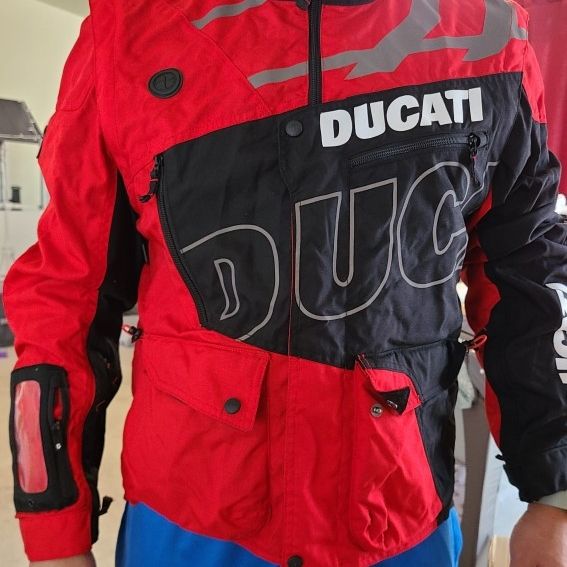 Ducati Scott Enduro Set Textile Jacket Tex Jacket & Protector Vest