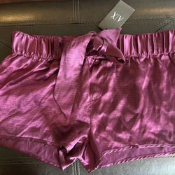 Armani Exchange Women’s medium silky wine color night shorts,BNWT