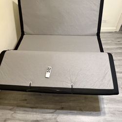 Modern Adjustable Queen Bed w/ Remote + Built In Light