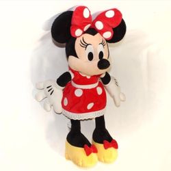 Disney Minnie Mouse Plush 18" Soft Doll Large Polka Dot Stuffed Animal