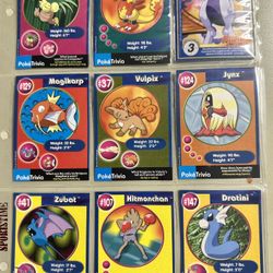 PokeTrivia Burger King Trading Cards