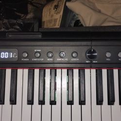 Digital Piano 88 Key with Semi-Weighted Keys, 88 Key Keyboard Piano for Beginner, with Power Adapter,  Bluetooth, MIDI, for at Home/Stag