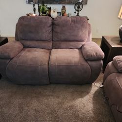Power reclining sofa