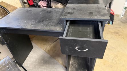 Black desk small/med