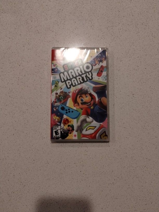 NEW NINTENDO SWITCH SUPER MARIO PARTY GAME FACTORY SEALED 