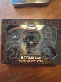 Battletech miniatures pack - Clan Heavy Star